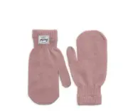 Herschel Supply Co. Logo Mittens Ash Rose NWT