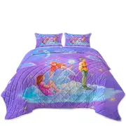 Kids Fairy Tale Painting the Cloud Lady Coverlet
