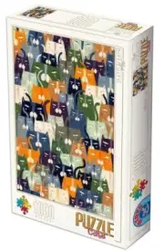 Puzzle 1000 elementów. Andrea Kurti, Koty