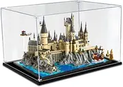 Acrylic Display Case for Lego 76419 Harry Potter Hogwarts Castle and Grounds Figure Storage Box Dust Proof Glue Free