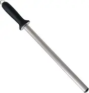 Wiitek 12-Inch Diamond Honing Rod - Professional Chef Knife Sharpener Steel, Best Honer for Chef, Cooking, Butcher and Japanese Knives - Kitchen Appliance