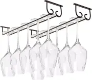 Wine Glass Rack, Wine Glass Holder under Cabinet, Stemware Rack Hanger Storage O