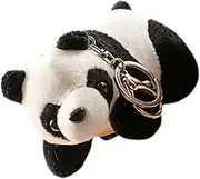 CHILDWEET Plush Panda Keychain Pendant Cute Stuffed Animal Bag Charm for Handbag Purse Wallet Unique Decorative Keyring for Party and Bag Accessories