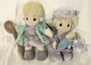 1999 Precious Moments Nativity Plush Tender Tails Mary/Joseph & Baby Jesus w/tag