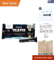 Porcelain Tile Repair Pen Kit - Quick Fix for Cracked Tiles - Metallic White