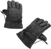 HORIALENCE 1 Pair Heated Gloves for Men and Women Portable Thermal Motorcycle Hand Warmers Fit Electric Gloves for Cold Weather Full Hand Comfort Reusable PU Material