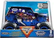 Monster Jam 1:24 Scale Diecast Son Uva Digger Truck, Multicolor, Real Working Wheels, Authentic Detailing, Boys 3+