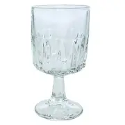 Libbey DuraTuff WINCHESTER Clear Multi Sided Stemware 5 1/8” Wine Glass NEW