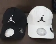 NEW Nike Air Jordan Jumpman Boys 8/20 Adjustable Hat Cap Black or White