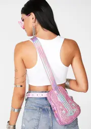 [Club Exx] Cosmic Heart Strings Ukulele Bag