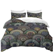 A Bunch of Oriental Mandalas Quilt Cover