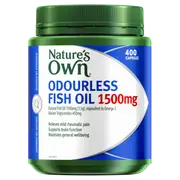 Nature's Own Odourless Fish Oil 1500MG Caps 400