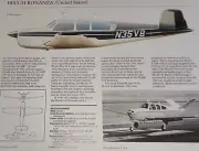 Beech Beechcraft Bonanza Picture Out of Print Article Spec Sheet Wall Art Decor