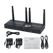 Wireless HDMI Extender Transmitter and Receiver 200M 1080P Transmission Remote