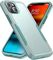 Designed for iPhone 13 Mini 5.4" Case Heavy-Duty Wireless Charging Support Tough Rugged Lightweight Slim Shockproof Case for Apple iPhone 13 Mini(Green)