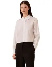 [Calvin Klein] Soft Cotton Modern Shirt in White