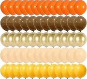 Fall Balloons Thanksgiving Balloons Balloons Orange Yellow Gold Balloons Autumn Theme Decorations for Baby Shower Birthday Wedding Bridal Boys Girls Thanksgiving Party Decor