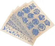 Beautiful Pottery Decals 4 Sheets Chic Transfer Paper Easy DIY Decorative Transfer for Home
