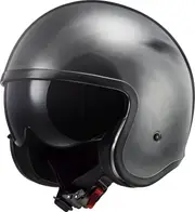 LS2 OF599 Spitfire II Jeans, open face helmet , color: Silver/Grey , size: L