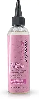 immetee Hair Scalp Treatment, Anti Flaky Scalp Hair Oil Daily Moisture, Anti Dandruff, Scalp Care for Natural and Curly Hair, Hair Cleanser for Men & Women. 190Ml/6.42Fl Oz
