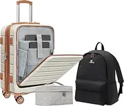 [KEYTANG] SmileLine Hardside Expandable Spinner Wheels Luggage Suitcase W/TSA Lock