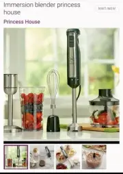 Princess House Vida Sana 4 -in-1 Immersion Blender - 5594