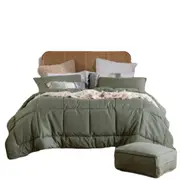 Green Microfibre Comforter Set