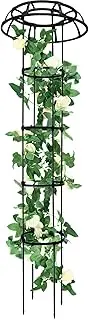 Garden Cucumber Trellis - Mushroom Top Round Trellis - Wind Resistant Cucumber Support Supplies for Vegetable Zucchini Bean Grape Ivy Rose