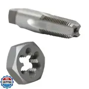 Drill America 1/8" NPT Pipe Tap and Die Kit, Carbon Steel Pipe Tap and Pipe D