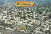 Pacific Coast League Fresno Grizzlies Baseball Stadium Postcard -Chukchansi Park