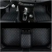 Car Mats Custom Car Floor Mats for Hyun&dai for Sonata Auto Carpets Foot Coche Accessories(All Black,2015-2019)