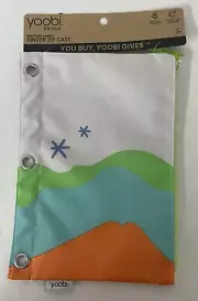 2023 Yoobi Evolve Binder Zip Pencil Case Pouch Oange, Blue, Green, Gray NEW