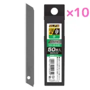 OLFA 50pcs 18mm Black Ultra Sharp Snap Off Utility Cutter Blades LBB50K 10 set