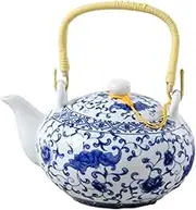 BESTOYARD Ceramic Teapot Large Capacity Tea House Teapot for Home Office Premium Quality Heat Insulated Design for Entertaining Friends Family Stable Base for Safe Use