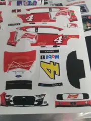 2023 Kevin Harvick #4 Budweiser 1/64 Peel & Stick Decals