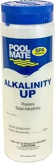 Pool Mate 2-Pounds Premium Alkalinity Up, Alkalinity Increaser for Hot Tub, 100% Sodium Bicarbonate, Made in USA