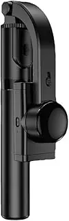 Fahgaer Anti-Shake Mobile Phone Gimbal Stabilizer Bluetooth Selfie Stick Aluminum Alloy Handheld Stabilizer Foldable Monopod