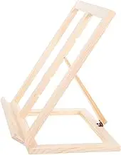 Wooden Book Rack Textbook Holder Portable Tabletop Easel Stand for Books Art Displays