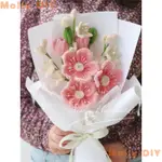 扭扭棒花ERANTHIS PINNATIFIDA BOUQUET PIPE CLEANER FLOWERS DIY材料套