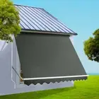 Instahut Window Fixed Pivot Arm Awning Outdoor Blinds Retractable Canopy