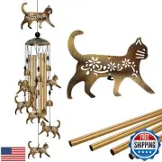 Outside Cat Wind Chime Decor, Memorial Wind Chimes, Cat Wind Catcher, Mobile