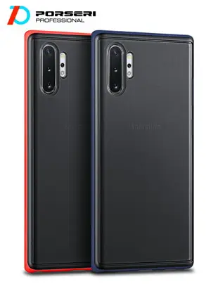 寶仕利適用于三星Note10手機殼note10+磨砂防摔5G保護套plus硬殼pro簡約防指紋手汗戶外半透明潮牌薄galaxy