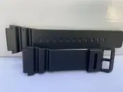 Casio Original Watchband MRW-400 Black Rubber Strap With Spring Bars
