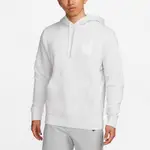 NIKE NSW HOODIE 男連帽T恤 長袖帽T 連帽上衣 刷毛 保暖 百搭 口袋 DX1084-030 白色