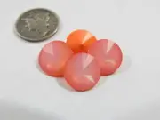 Rosy Peach Opal UNF (12mm) Swarovski 1122 Rivoli Stone