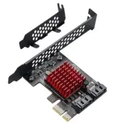 PCIe to 2 Ports SATA 3.0 6 Gbps SSD Adapter PCI-E PCI Express X1 Controller