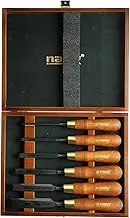 Narex Set of 6 Premium Bevel Edge Cabinet Chisels in Wooden Case