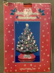 NEW Christopher Radko Holiday Celebrations Lighted Holiday Christmas Tree Xmas