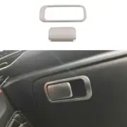 For Kia Forte K3 19-2023 Silver Steel Co-Pilot Storage Box Handle Sticker Trim (for: Kia)