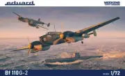 1/72 WWII Bf110G2 German Heavy Fighter (Wkd Edition Plastic Kit)